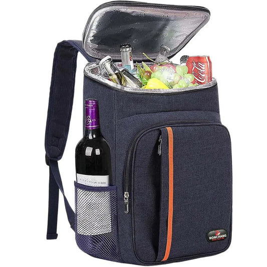 Mochila Térmica 23L Impermeável para Praia, Viagem e Camping – Cooler Portátil Dobrável