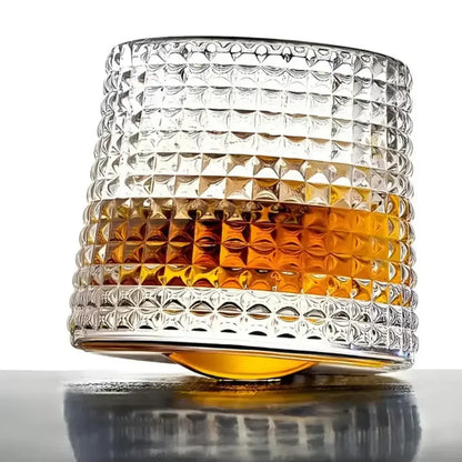 Copo de Whisky Giratório de Vidro 150ml (Kit com 3)