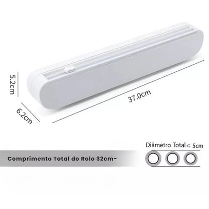 Cortador de Papel Filme com Lâmina Deslizante