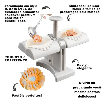 Máquina para Fechar Pastel Duplo