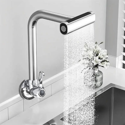 Torneira Soft Inox 4 Jatos Rotativa 360° Cromada