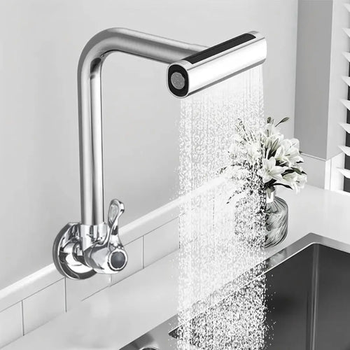 Torneira Soft Inox 4 Jatos Rotativa 360° Cromada