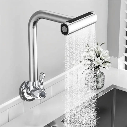 Torneira Soft Inox 4 Jatos Rotativa 360° Cromada
