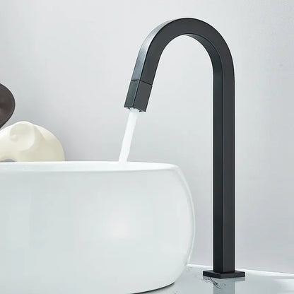 Torneira de Banheiro Luxo em Aço Inox Cromado